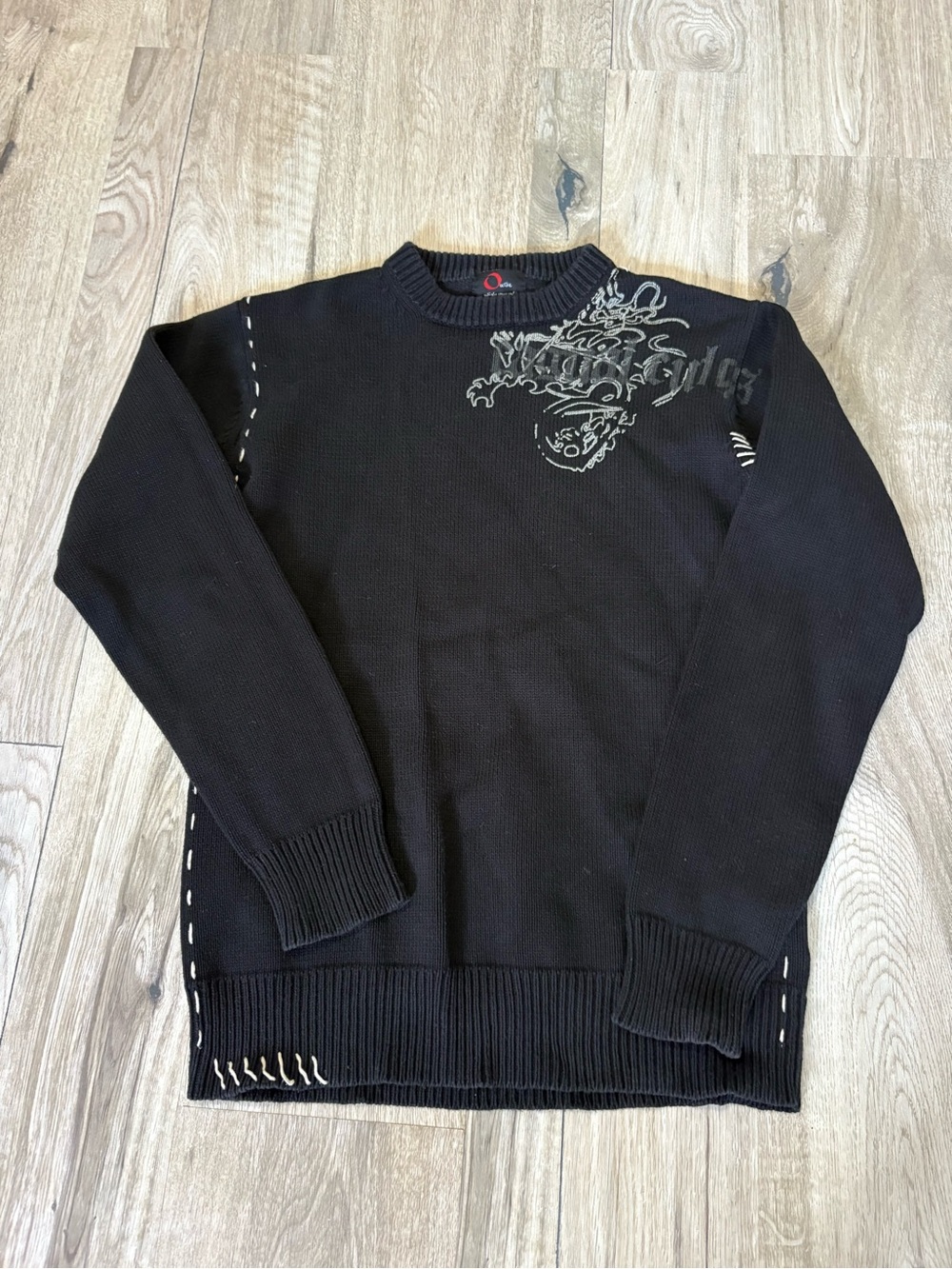 Y2K Oxide men’s sweater dragon print